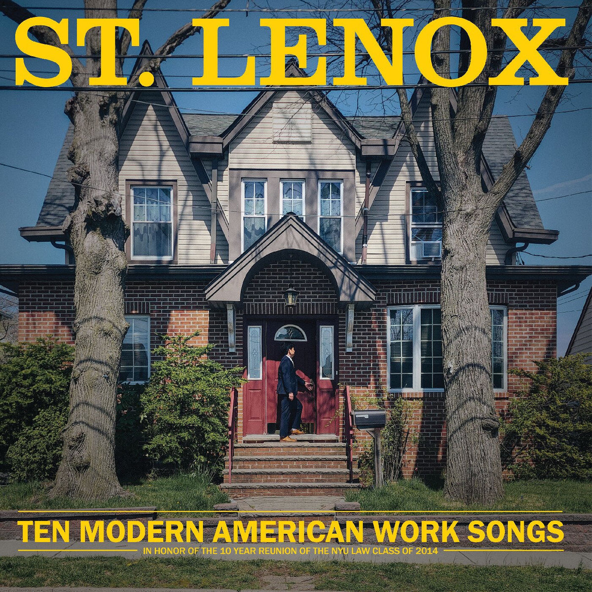St. Lenox – Ten Modern American Work Songs (COKE BOTTLE CLEAR VINYL) vinyl record cover