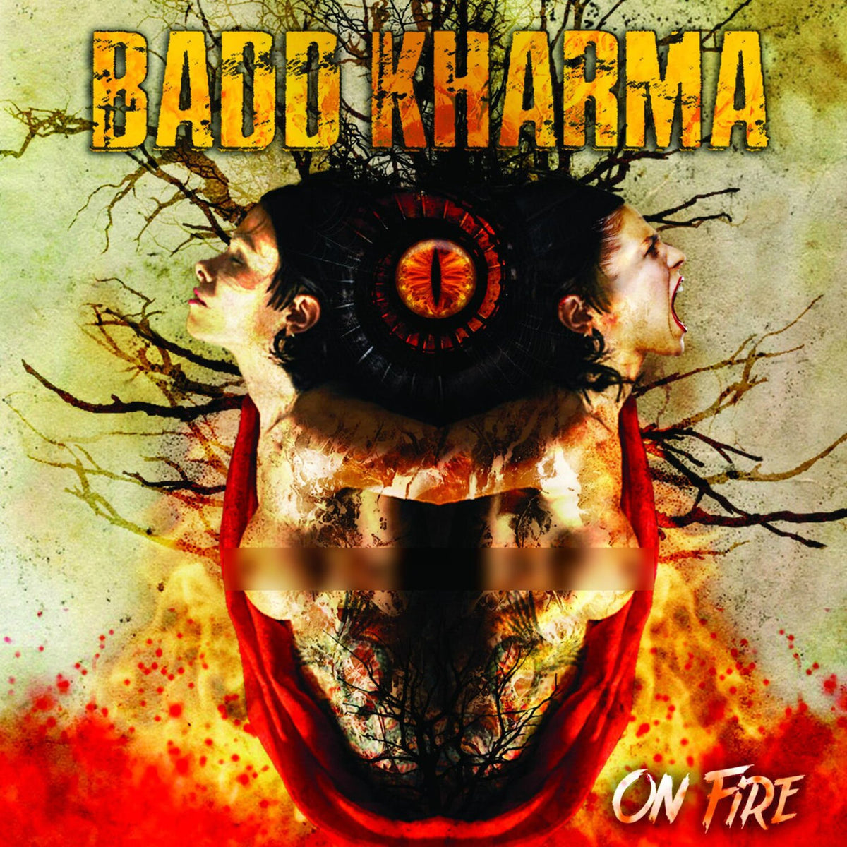 Badd Kharma – On Fire vinyl record cover