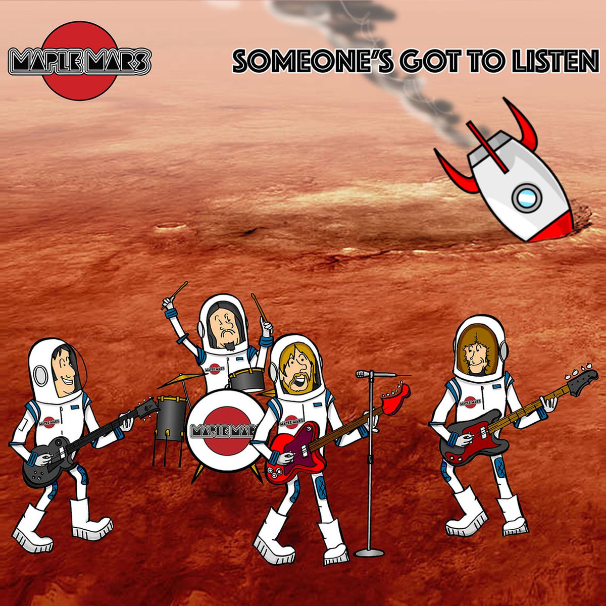 Maple Mars – Someone's Got to Listen vinyl record cover