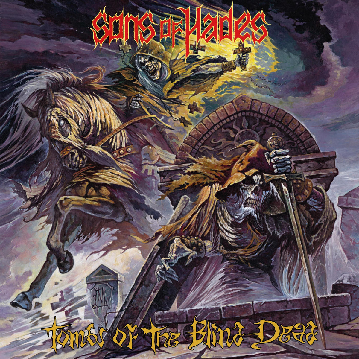 Sons Of Hades – Tombs Of The Blind Dead vinyl record cover