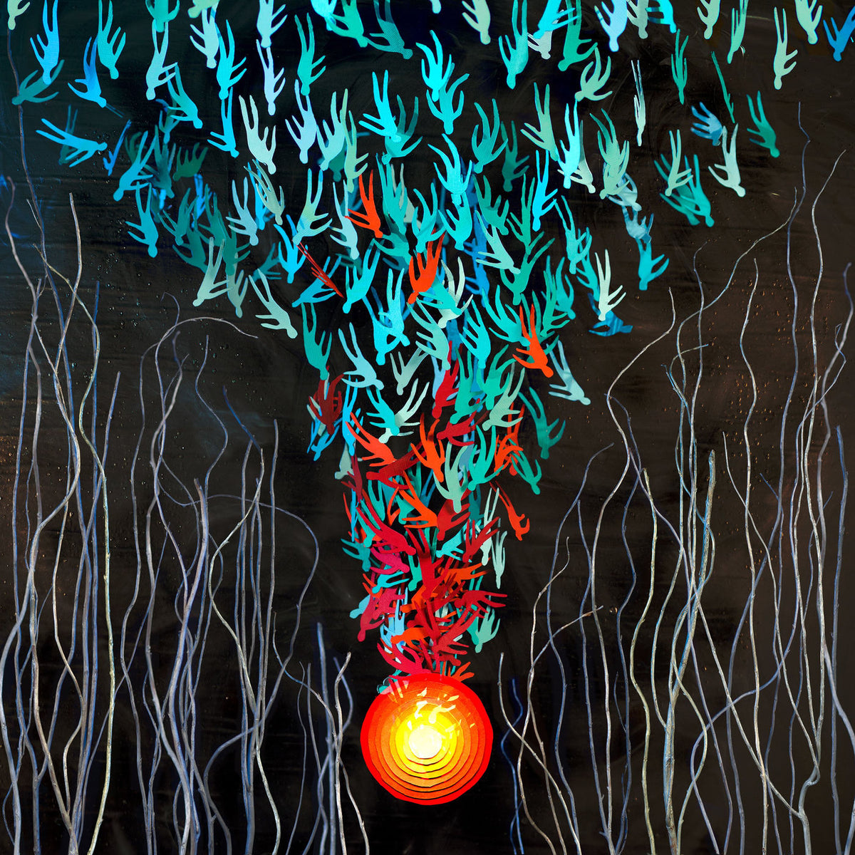 Bright Eyes – Down in the Weeds, Where the World Once Was vinyl record cover