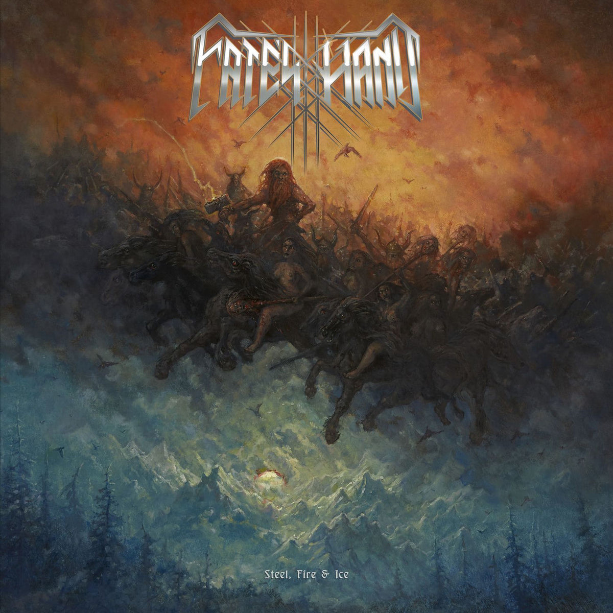 Fate's Hand – Steel, Fire & Ice vinyl record cover