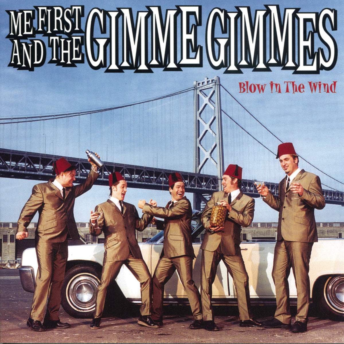 Me First and the Gimme Gimmes – Blow in the Wind (25th Anniversary Edition) (Coloured Vinyl / Deluxe) vinyl record cover
