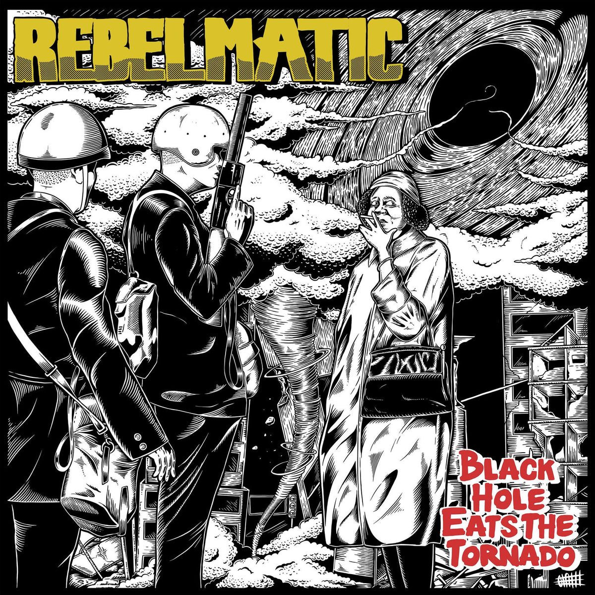 Rebelmatic – Black Hole Eats vinyl record cover