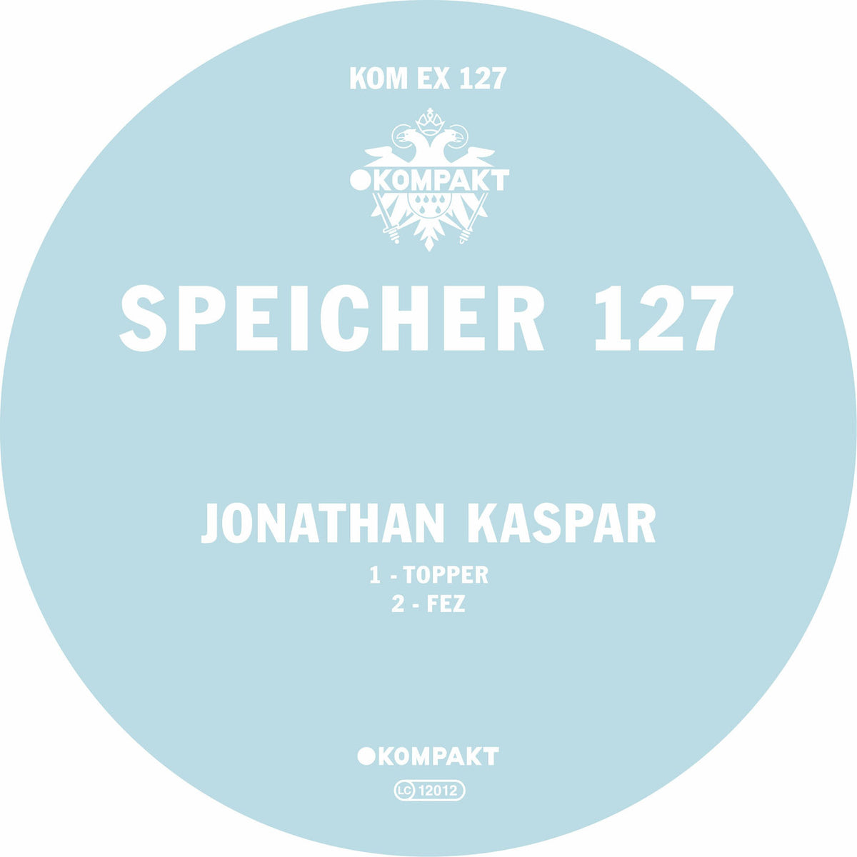 Jonathan Kaspar – Speicher 127 vinyl record cover