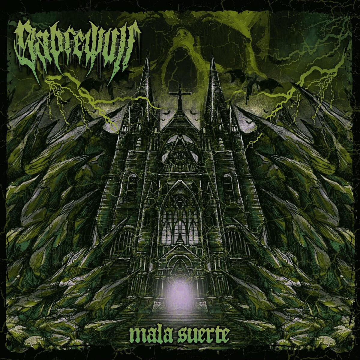 Sabrewulf – Mala Suerte vinyl record cover