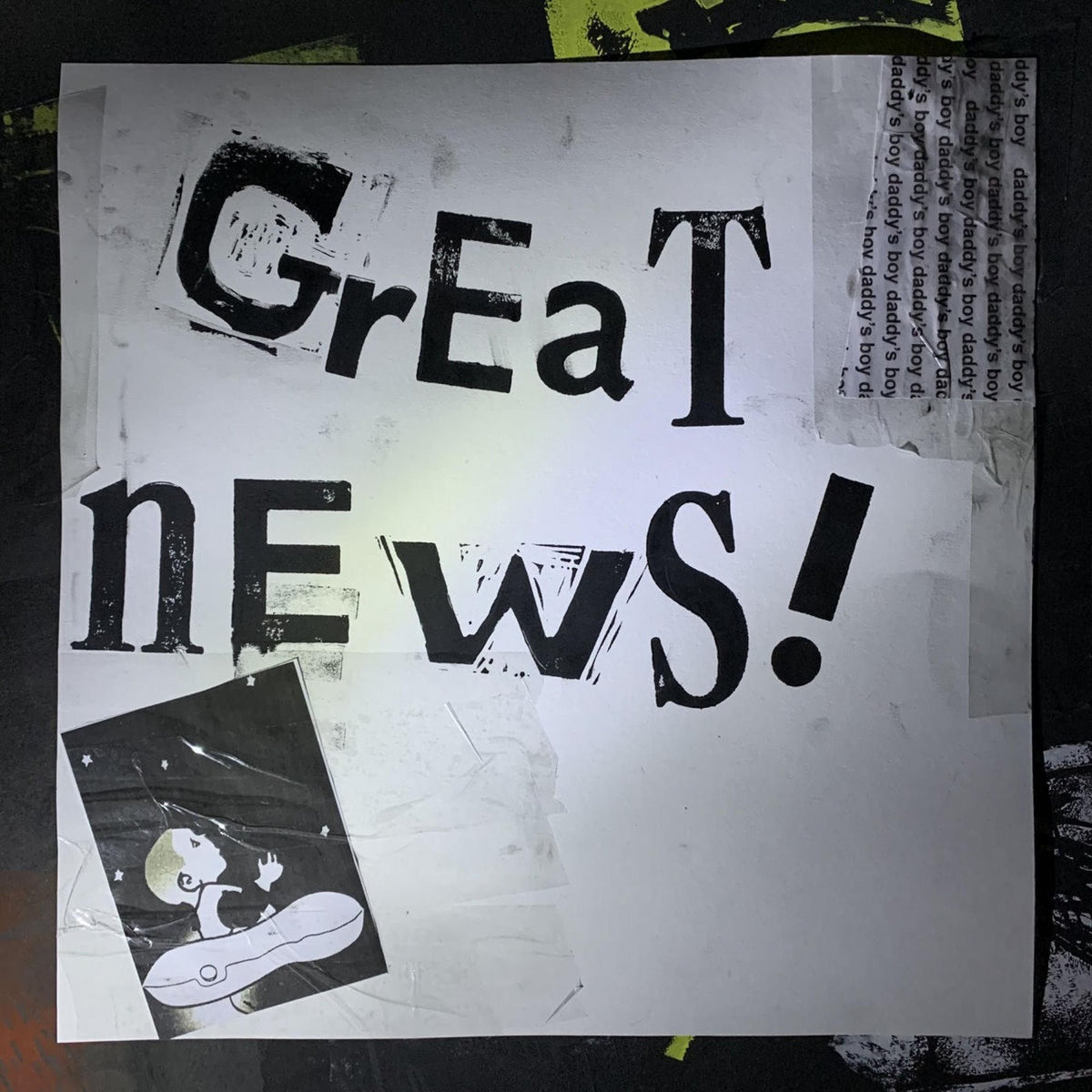 Daddy's Boy – GREAT NEWS! vinyl cover