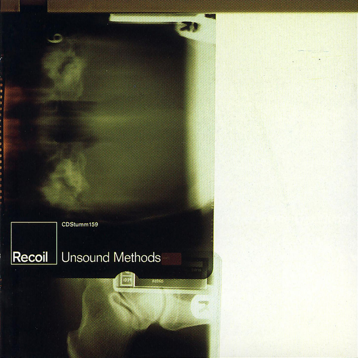 Recoil – Unsound Methods (Limited Edition Green & Clear Vinyl) vinyl record cover