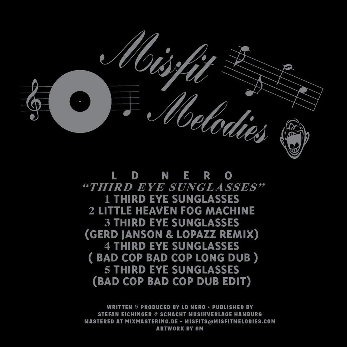 LD Nero – Third Eye Sunglasses vinyl cover