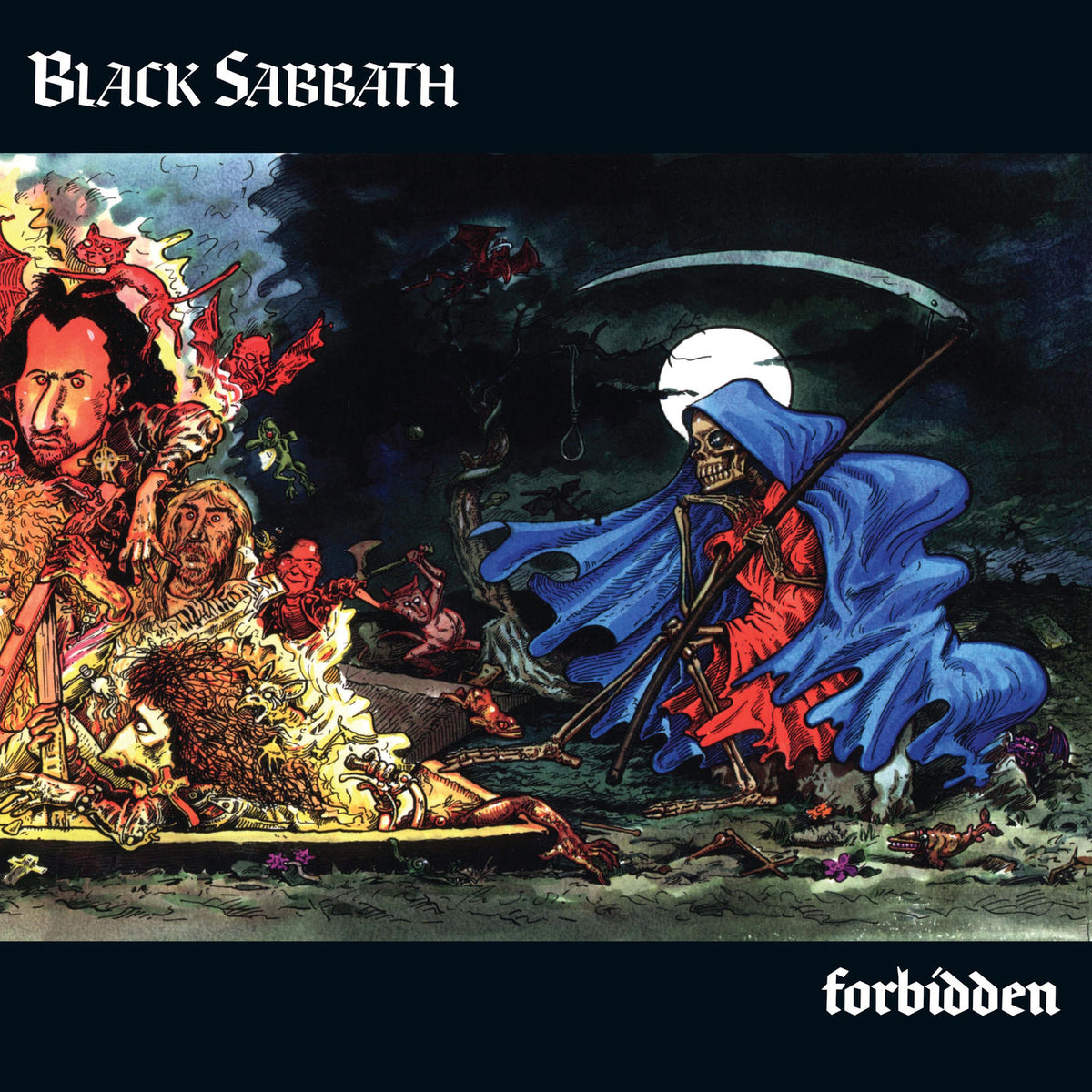 Black Sabbath – Forbidden (2024 Tony Iommi Remix) vinyl record cover