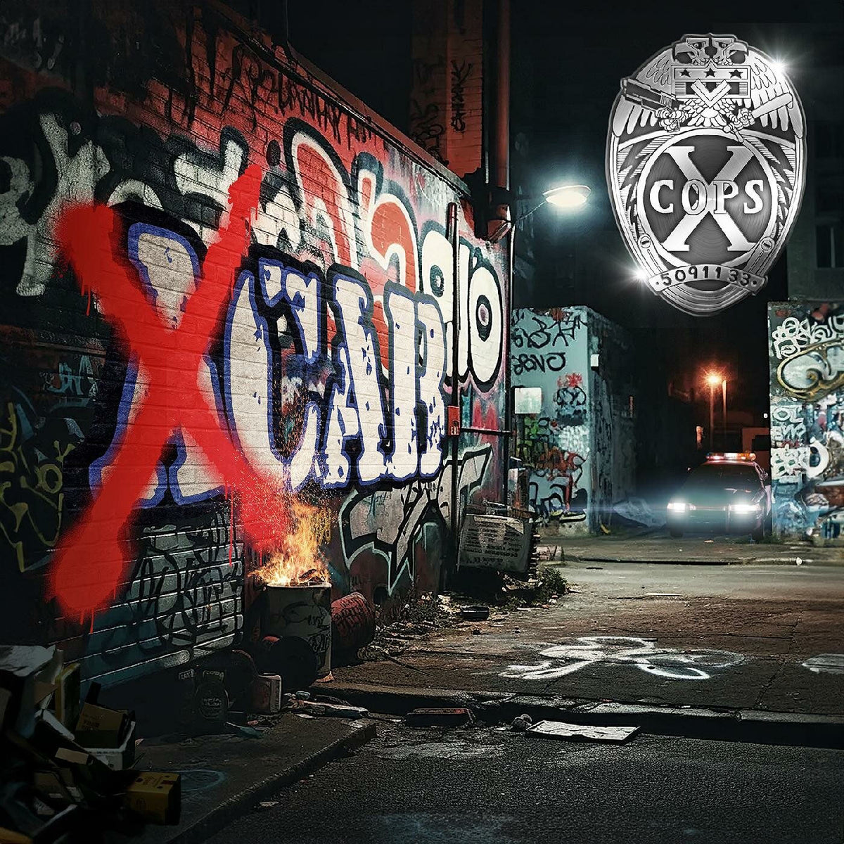 X-Cops – XCAB vinyl cover