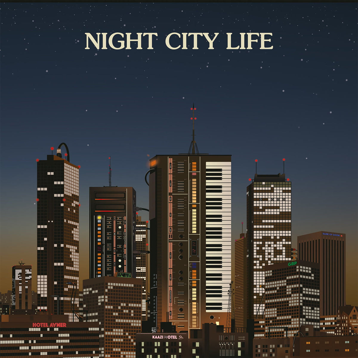 Various Artists – Night City Life vinyl record cover
