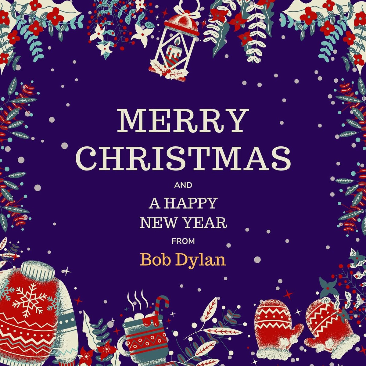 Bob Dylan – Merry Christmas and A Happy New Year from Bob Dylan vinyl cover