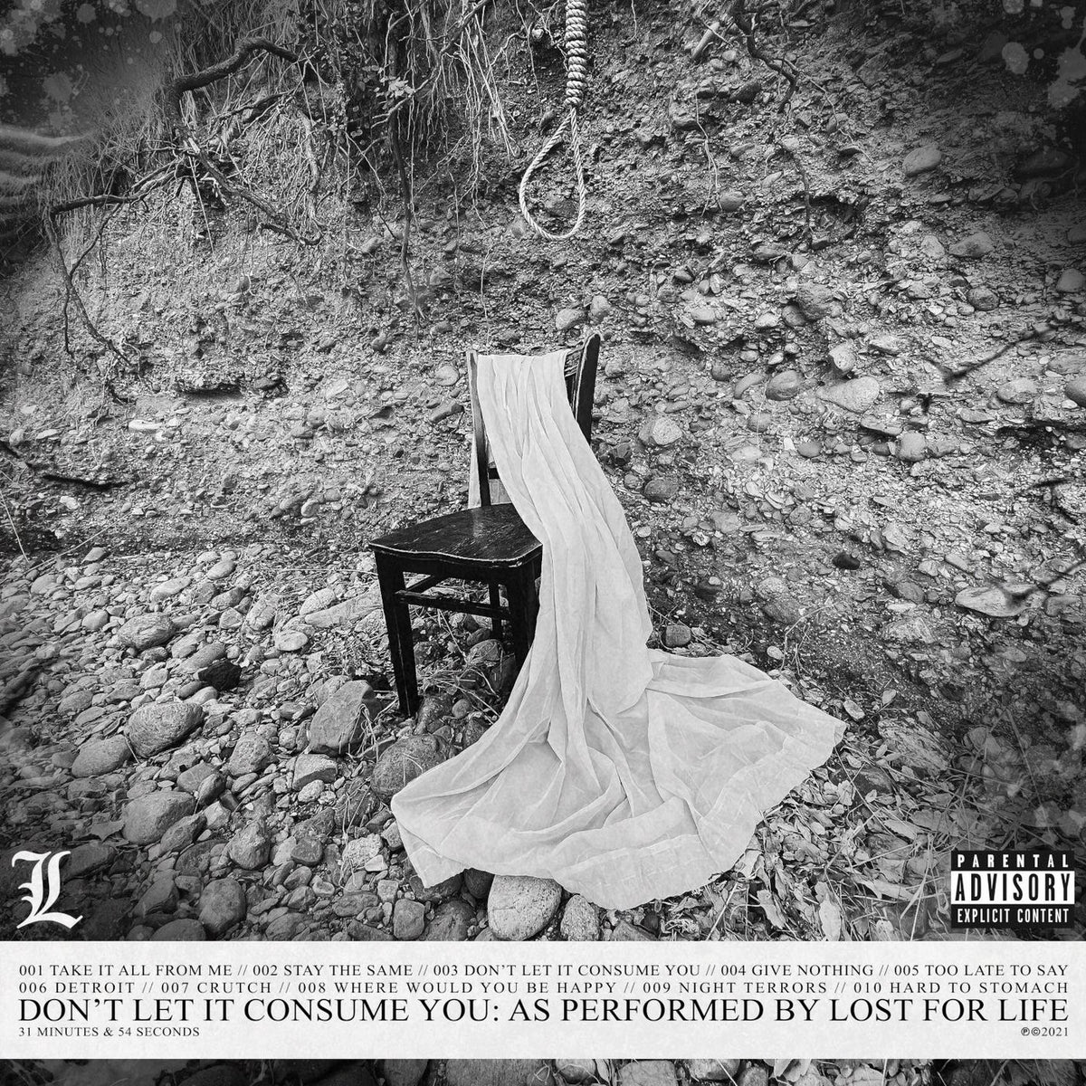 Lost For Life – Don'T Let It Consume You (TURQUISE / BLACK) vinyl record cover