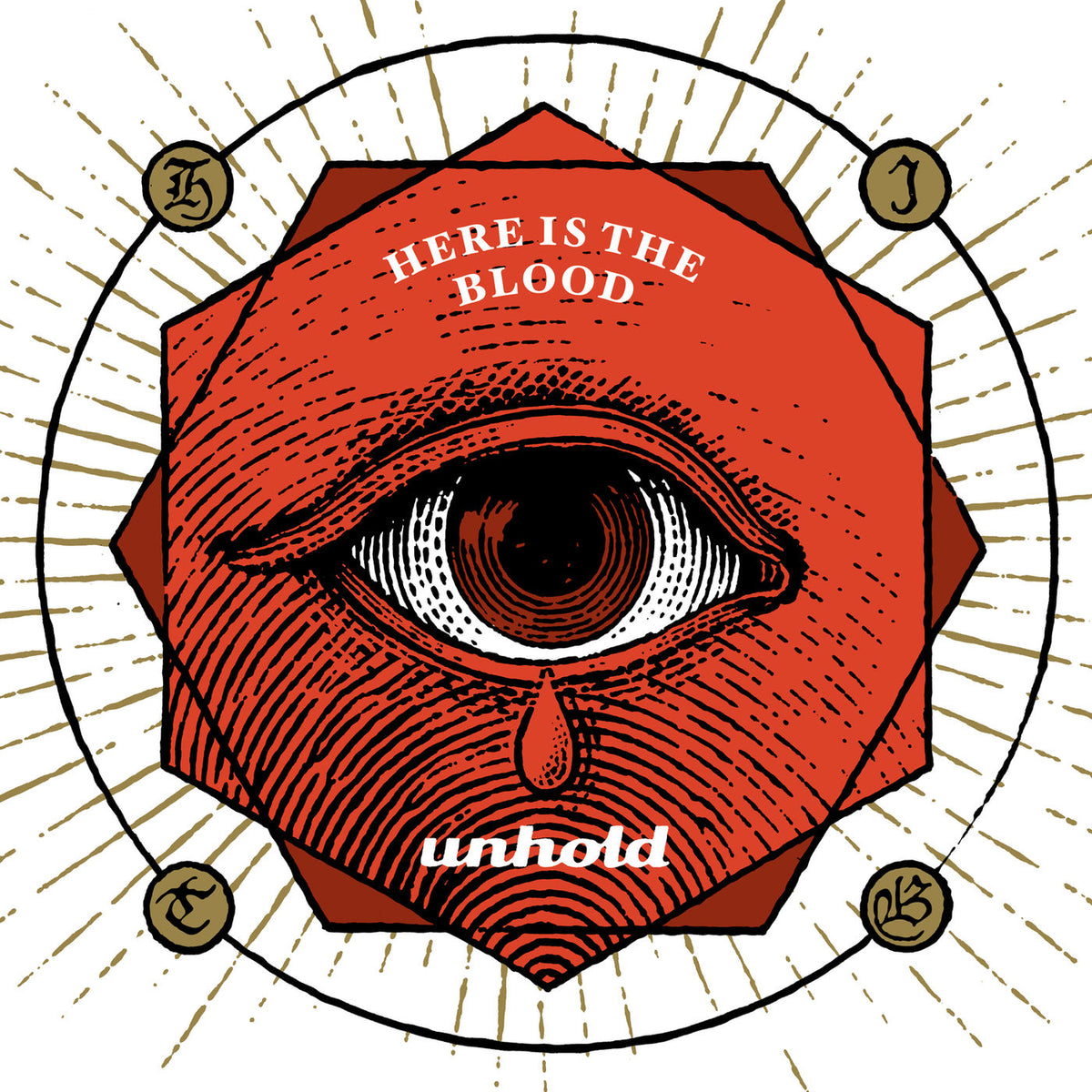 Unhold – Here Is The Blood vinyl record cover