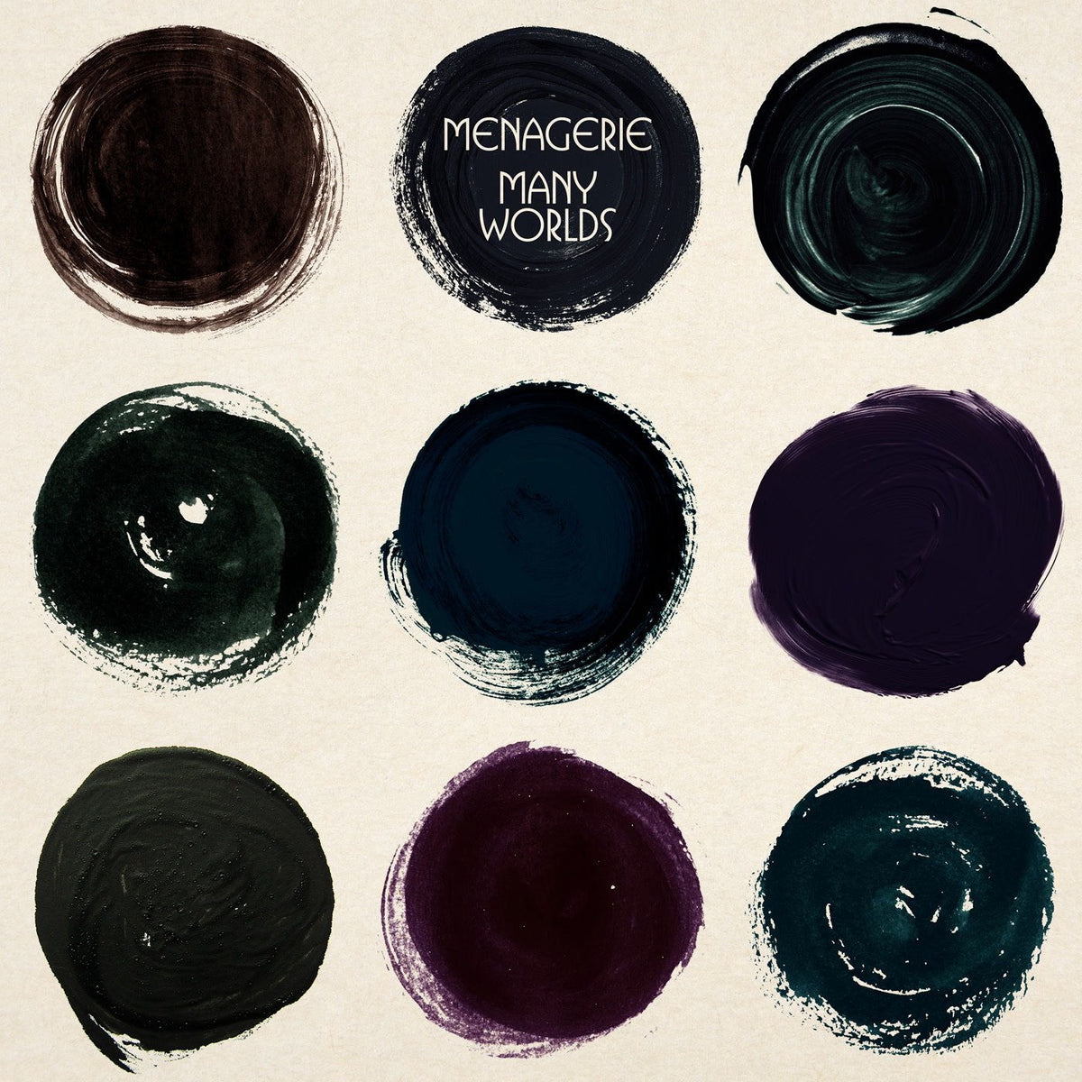 Menagerie – Many Worlds vinyl record cover