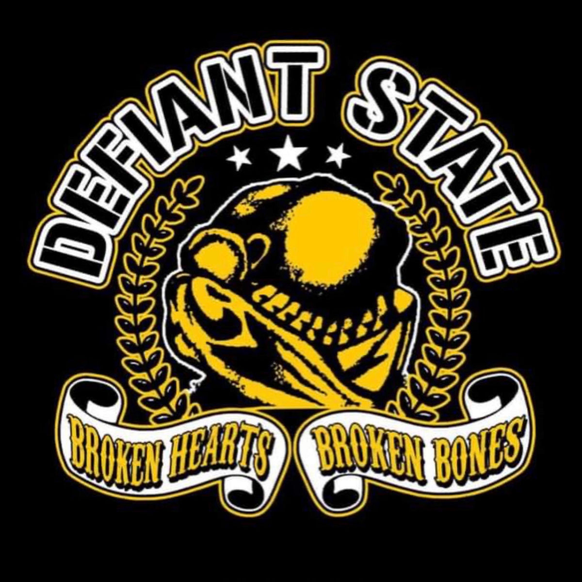 Defiant State – Broken Hearts - Broken Bones vinyl record cover