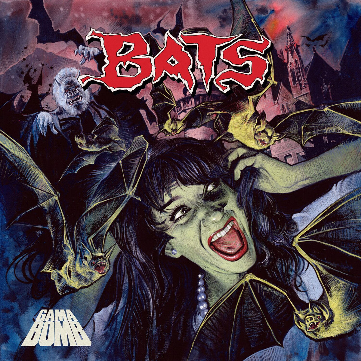 Gama Bomb – Bats vinyl record cover