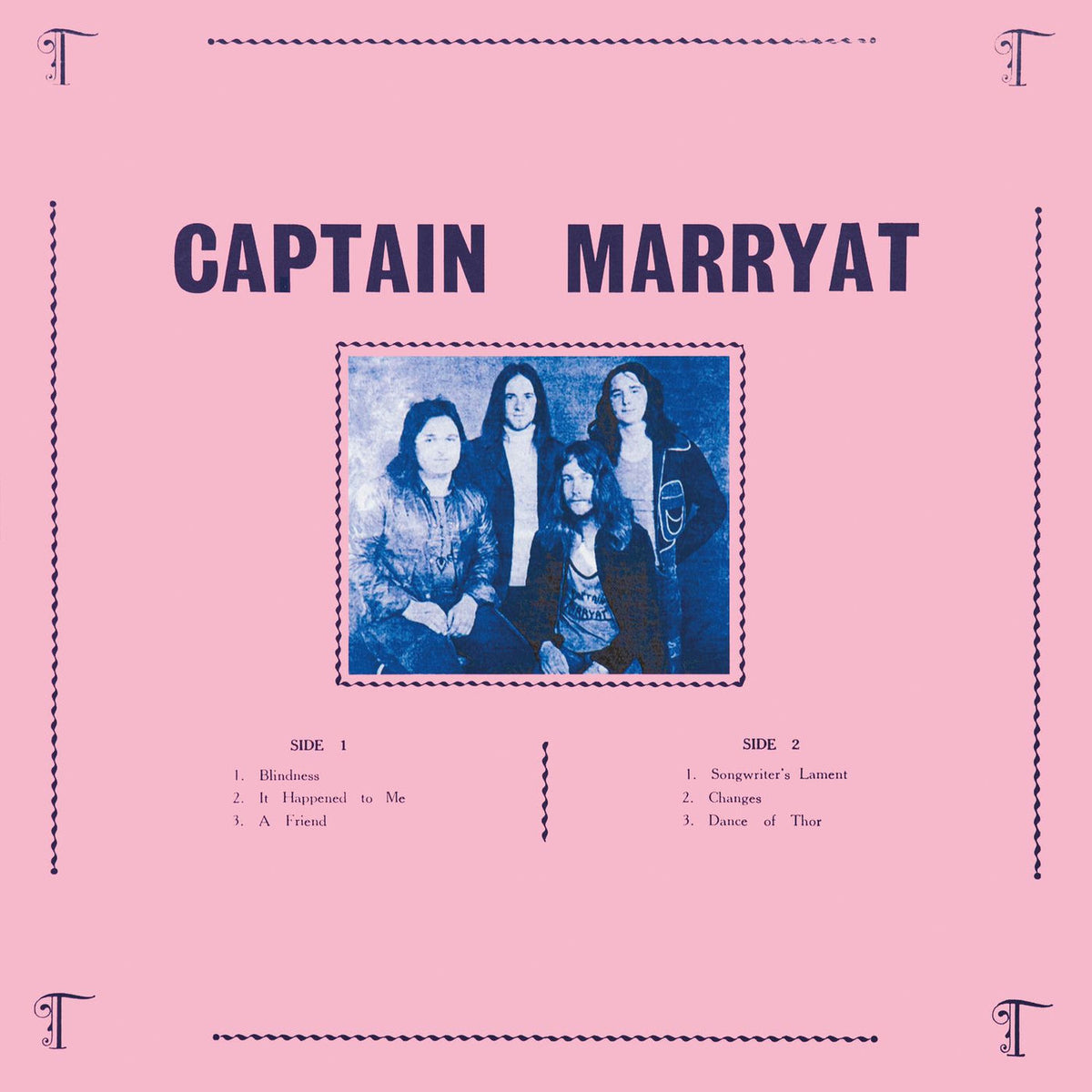 Captain Marryat – Captain Marryat vinyl record cover
