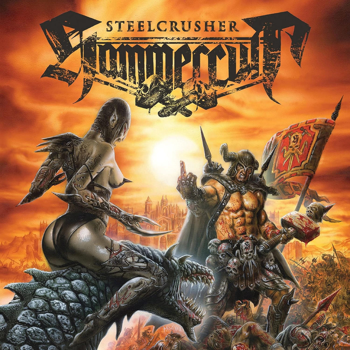 Hammercult – Steelcrusher vinyl record cover