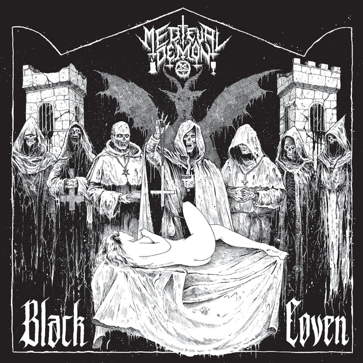 Medieval Demon – Black Coven vinyl record cover