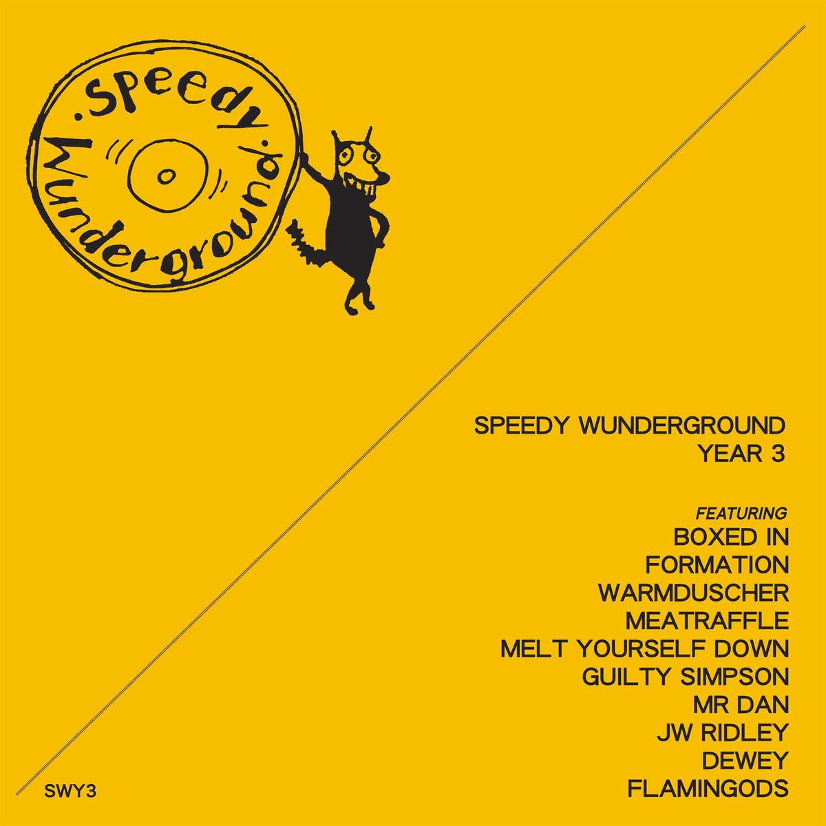 Various Artists – Speedy Wunderground Year 3 vinyl record cover