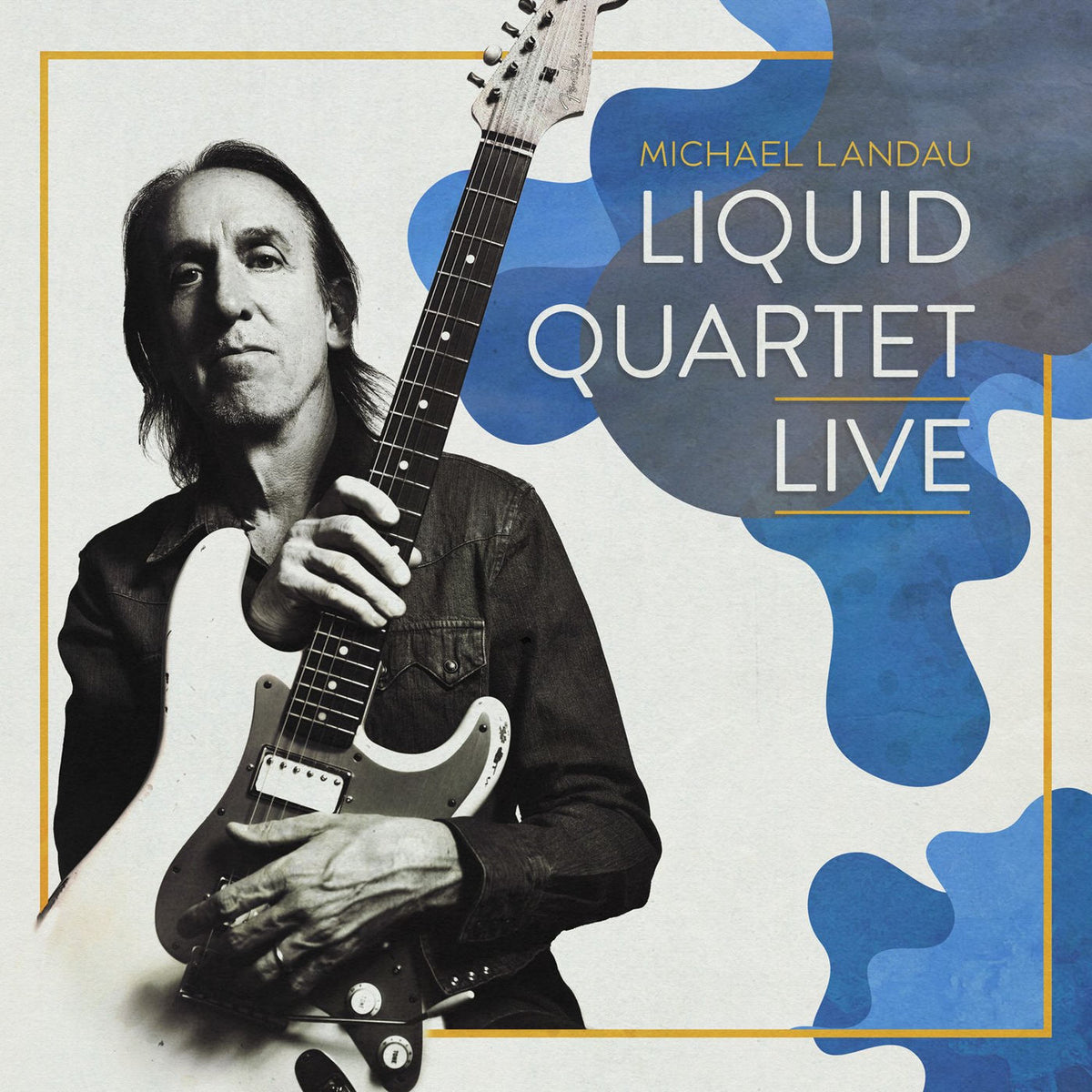 Michael Landau – Liquid Quartet Live vinyl record cover