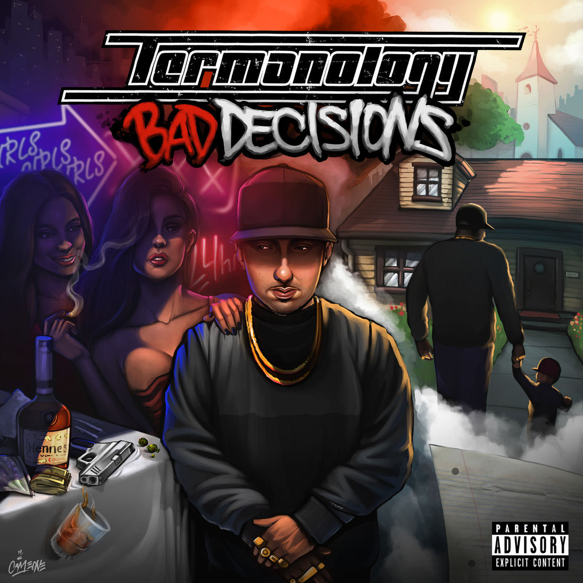 Termanology – Bad Decisions vinyl record cover