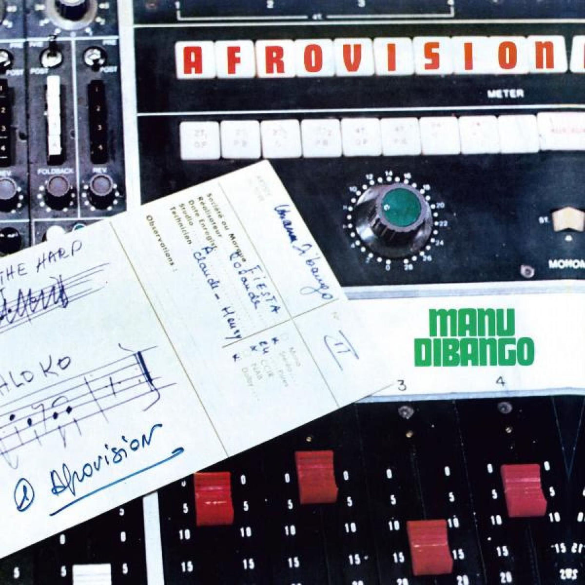 Manu Dibango – Afrovision vinyl cover