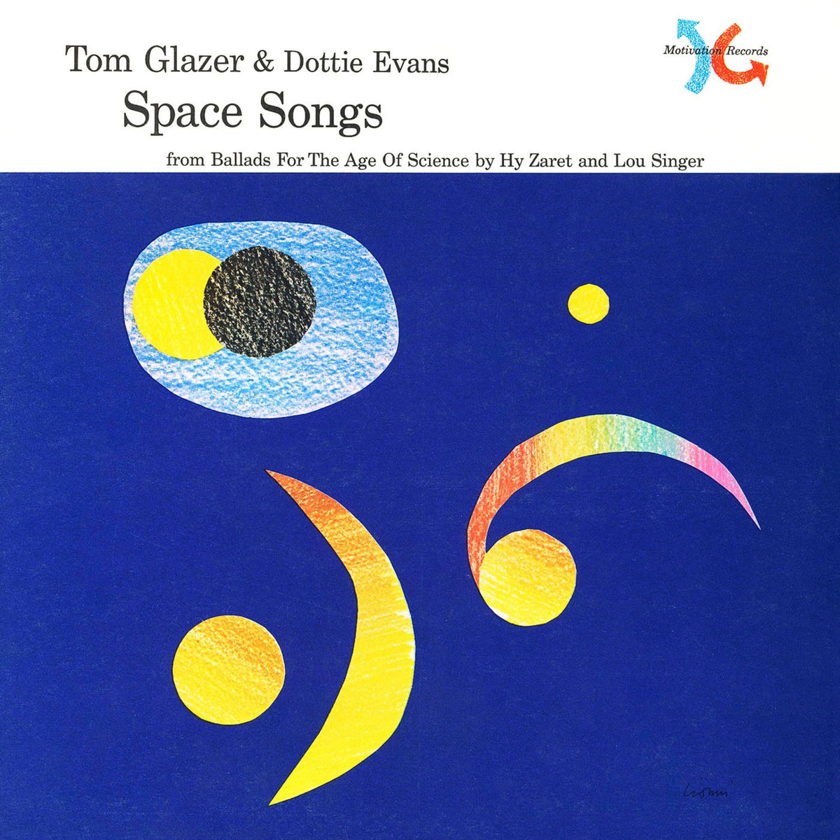 Tom Glazer – Space Songs (from Ballads for the Age of Science) vinyl cover