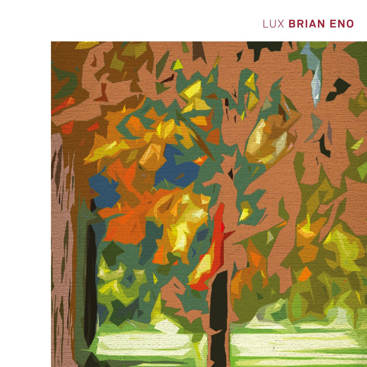 Brian Eno – LUX vinyl record cover