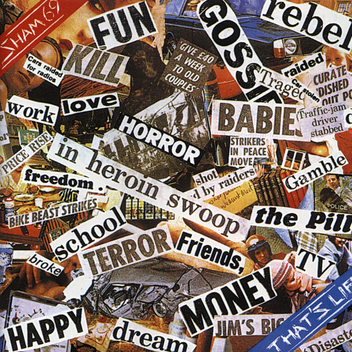 Sham 69 – That's Life vinyl record cover