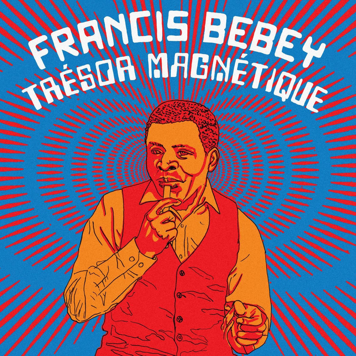 Francis Bebey – Trésor Magnétique vinyl record cover