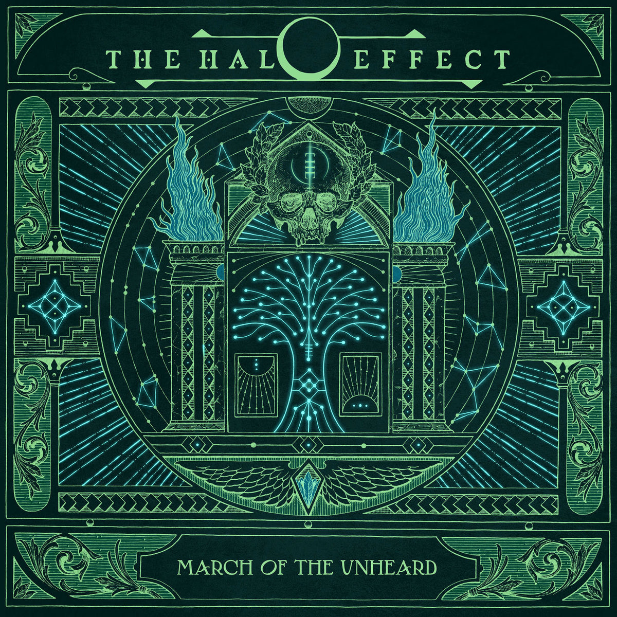 The Halo Effect – March of the Unheard vinyl record cover