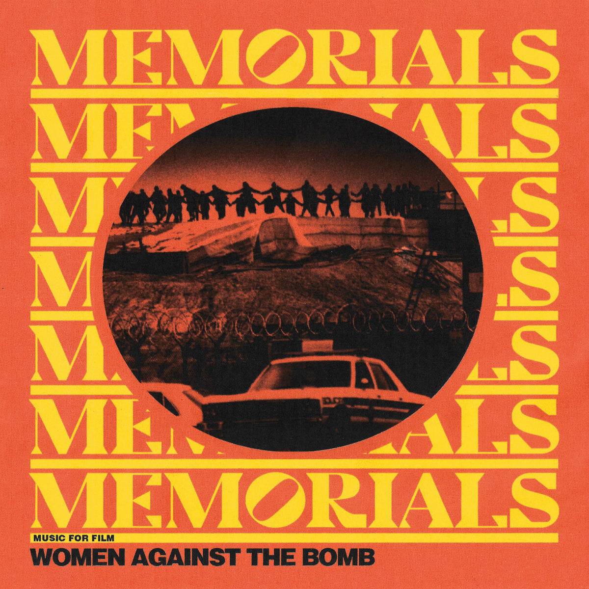 Memorials – Music For Film (2LP) WOMEN AGAINST THE BOMB/TRAMPS vinyl record cover