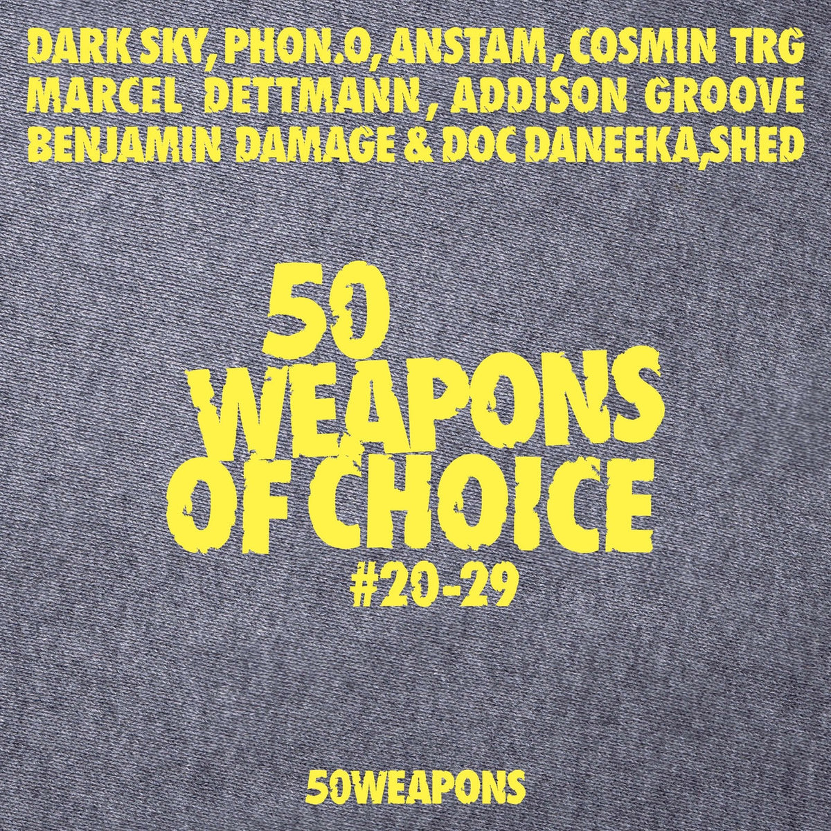 Various Artists – 50 Weapons Of Choice (NO.20-29) vinyl record cover