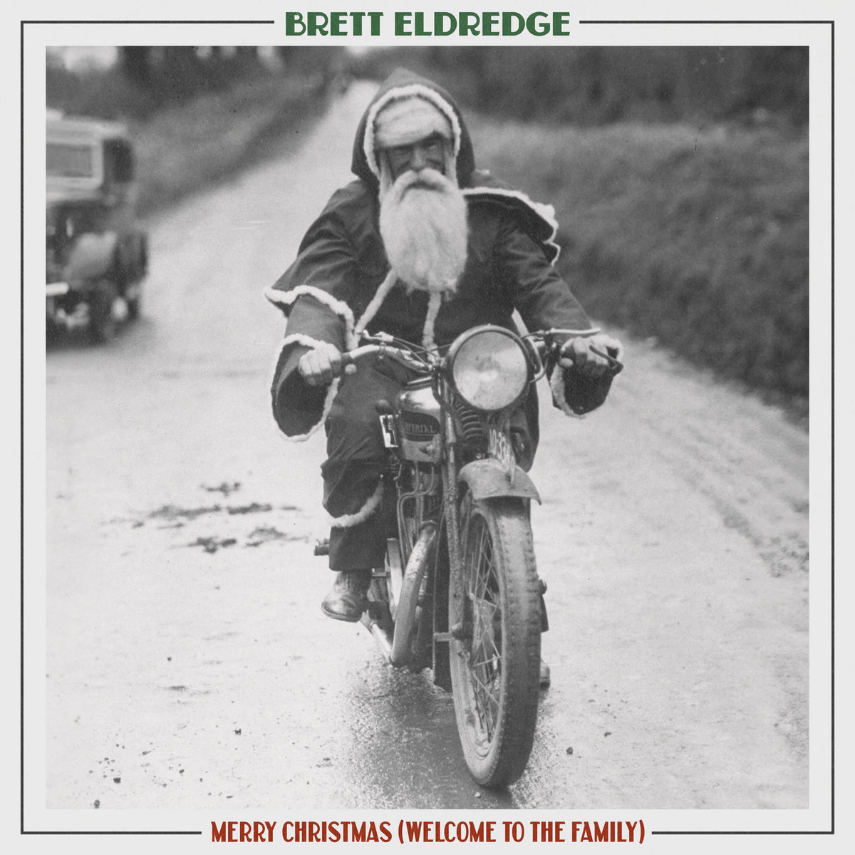 Brett Eldredge – Merry Christmas (WELCOME TO THE FAMILY) (EVERGREEN VINYL) vinyl record cover