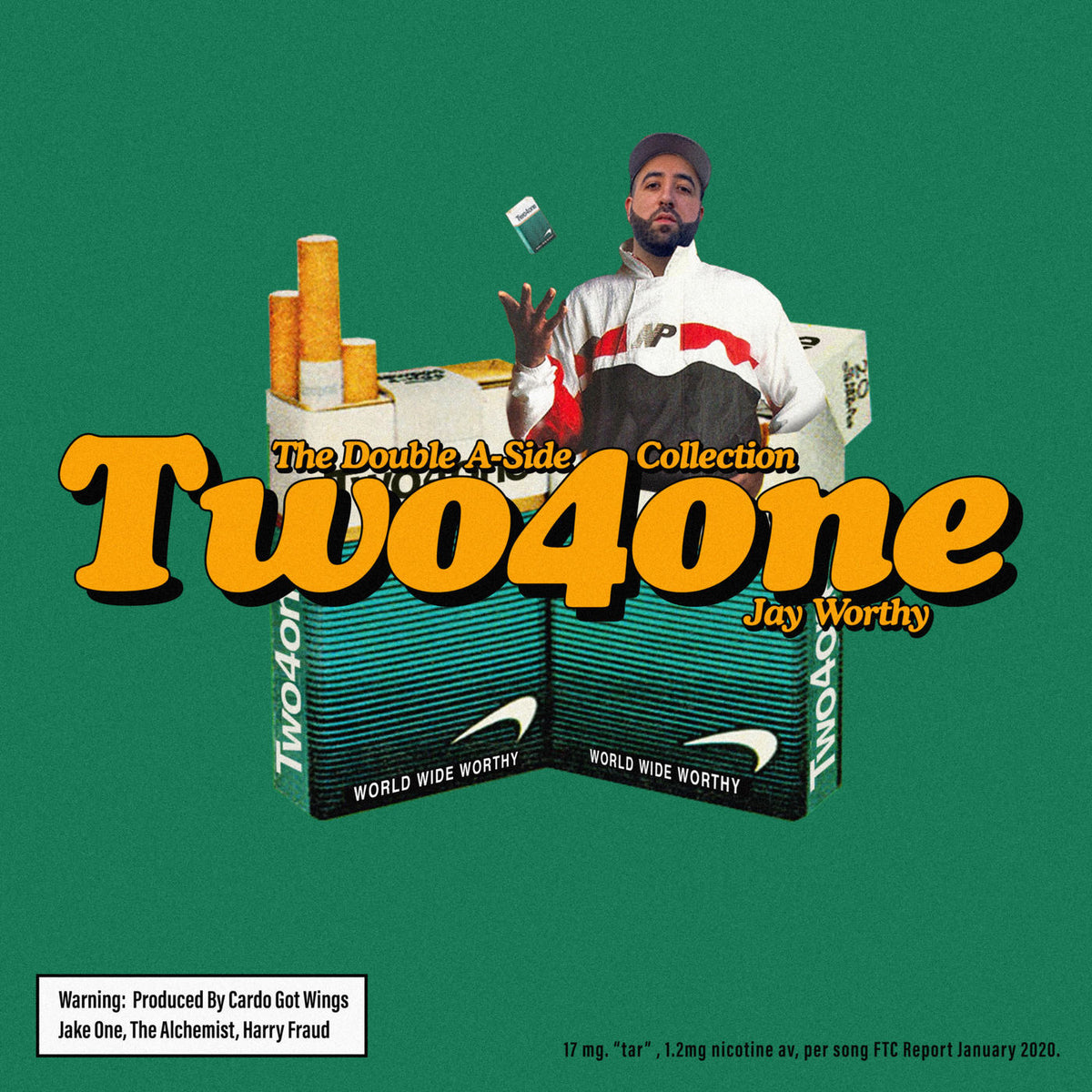 Jay Worthy – Two4one vinyl cover