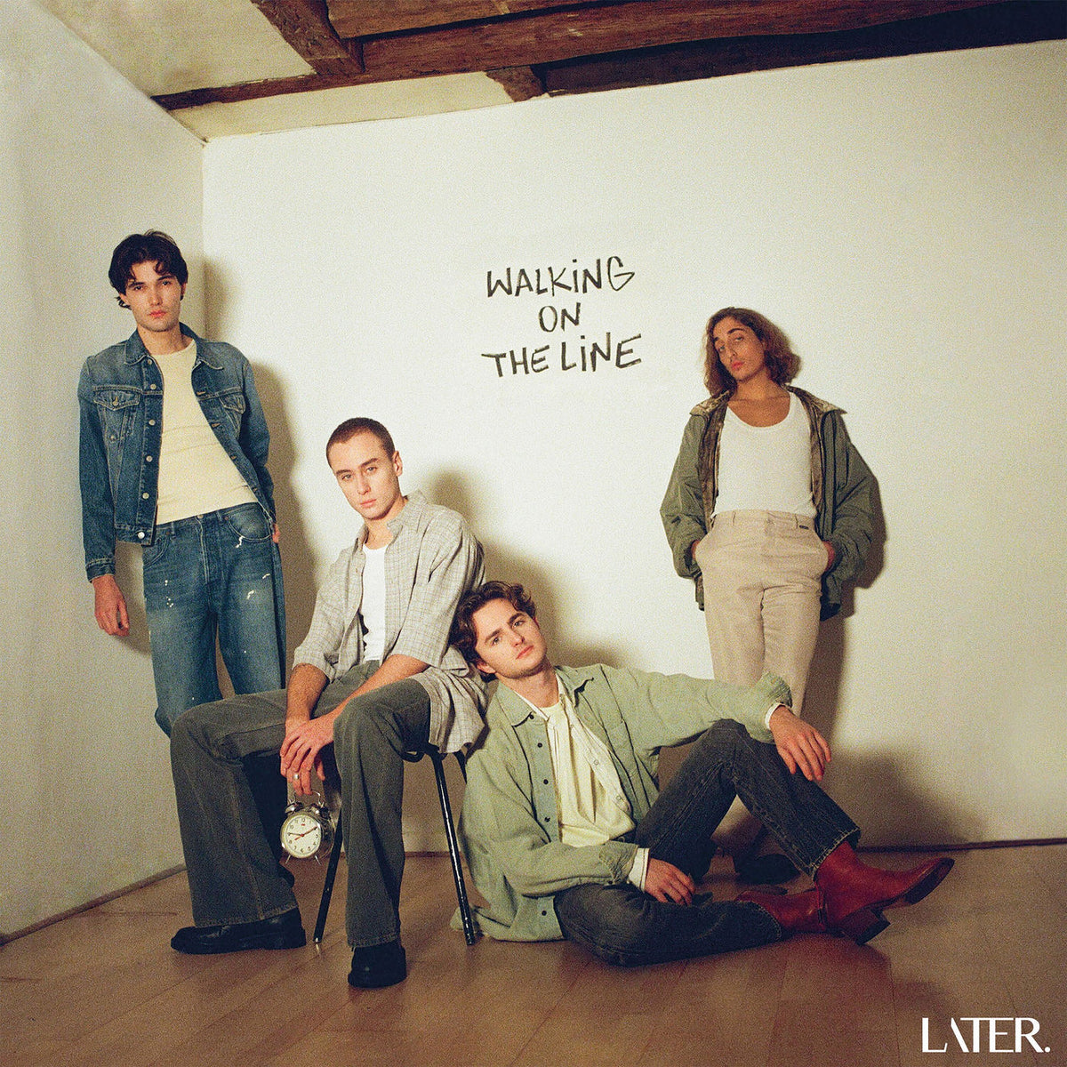 Later. – Walking On the Line vinyl record cover