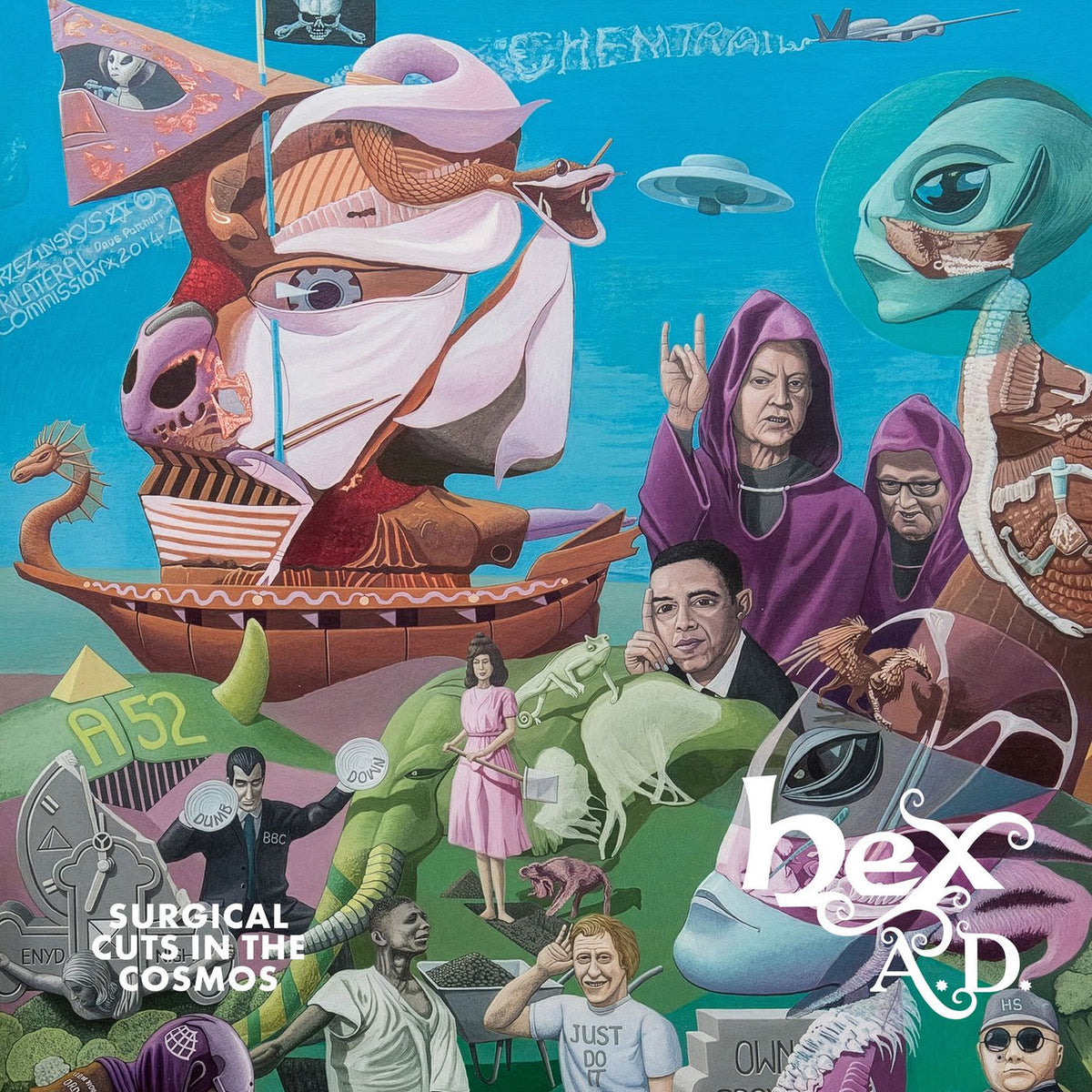 Hex A.D. – Surgical Cuts in the Cosmos vinyl record cover