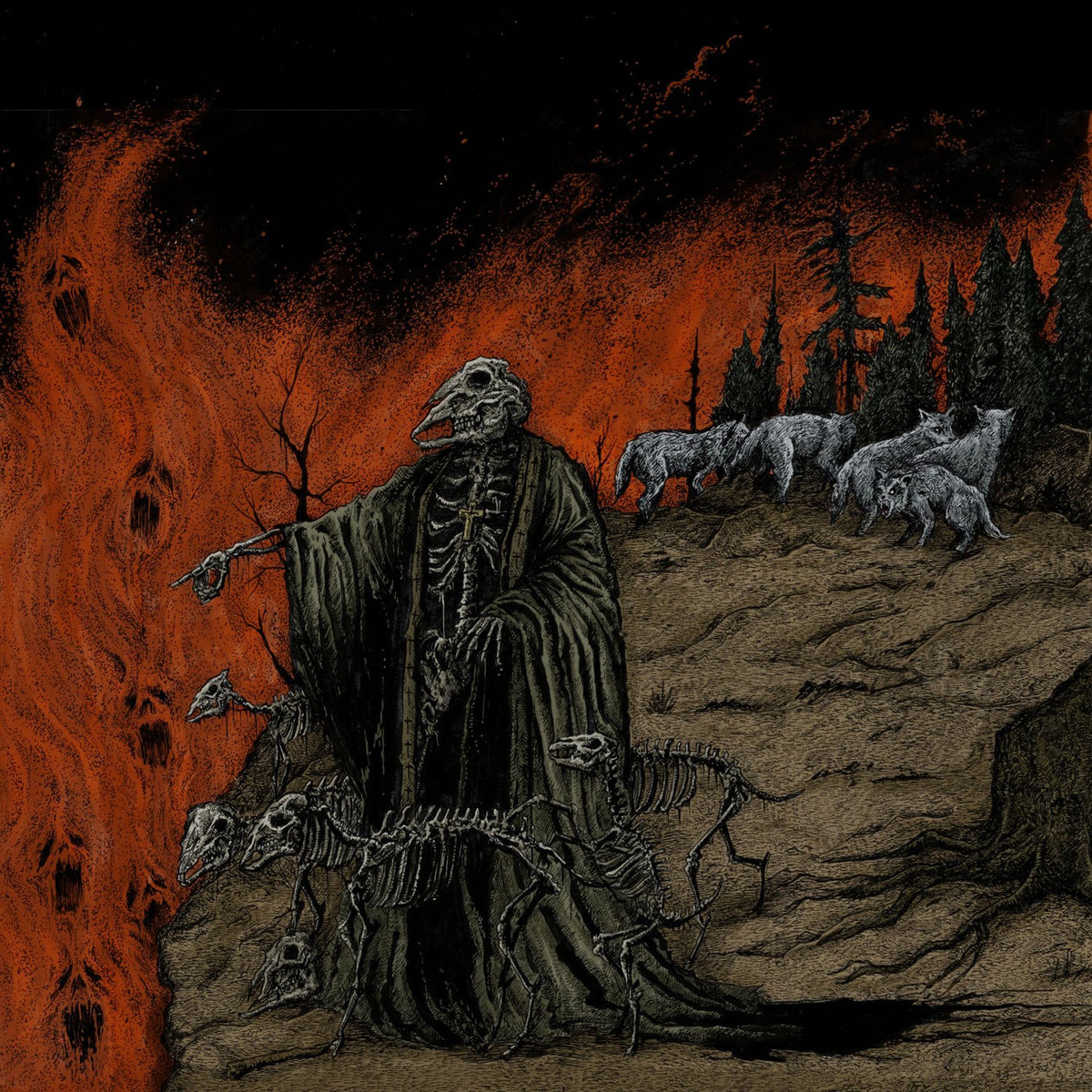 Toxaemia – Where Paths Divide vinyl record cover