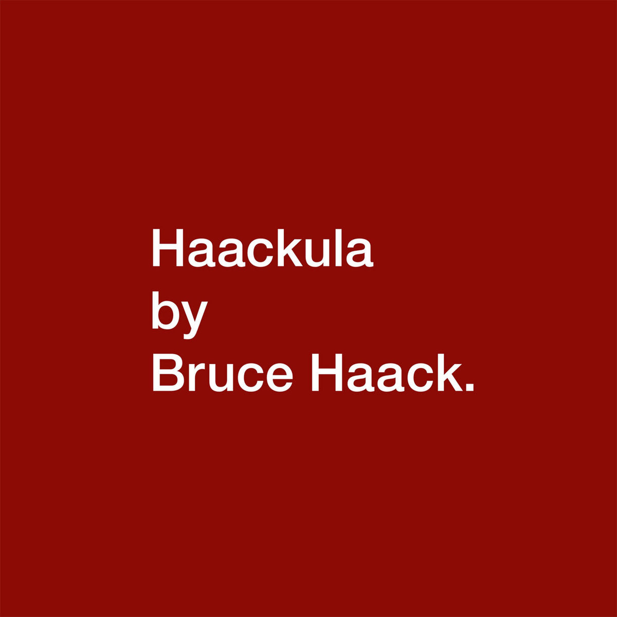 Bruce Haack – Haackula vinyl cover