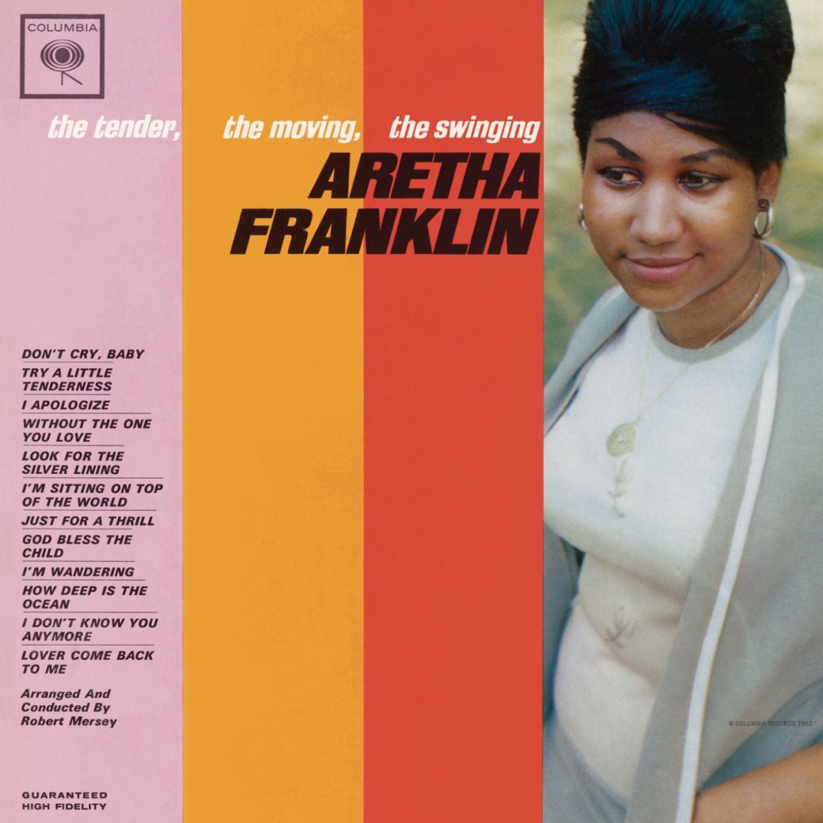 Aretha Franklin – The Tender, the Moving, the Swinging vinyl record cover