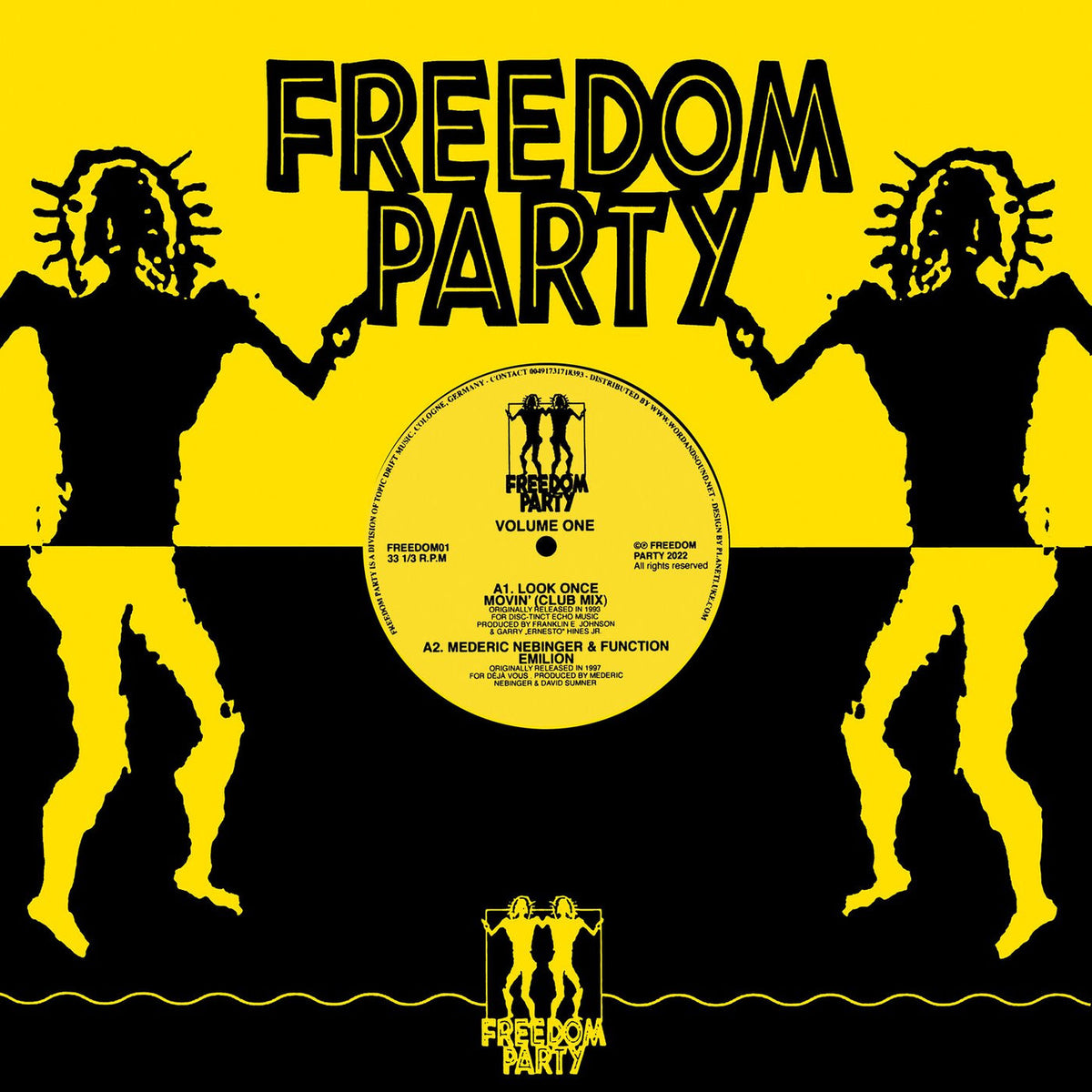 Various Artists – Freedom Party vinyl record cover