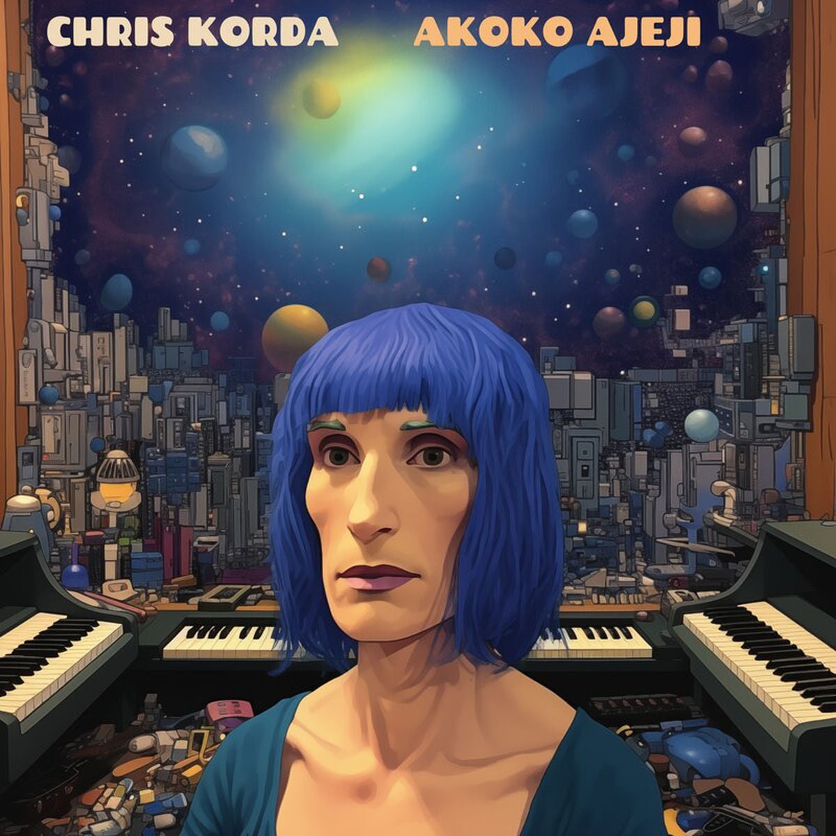 Chris Korda – Akoko Ajeji vinyl cover