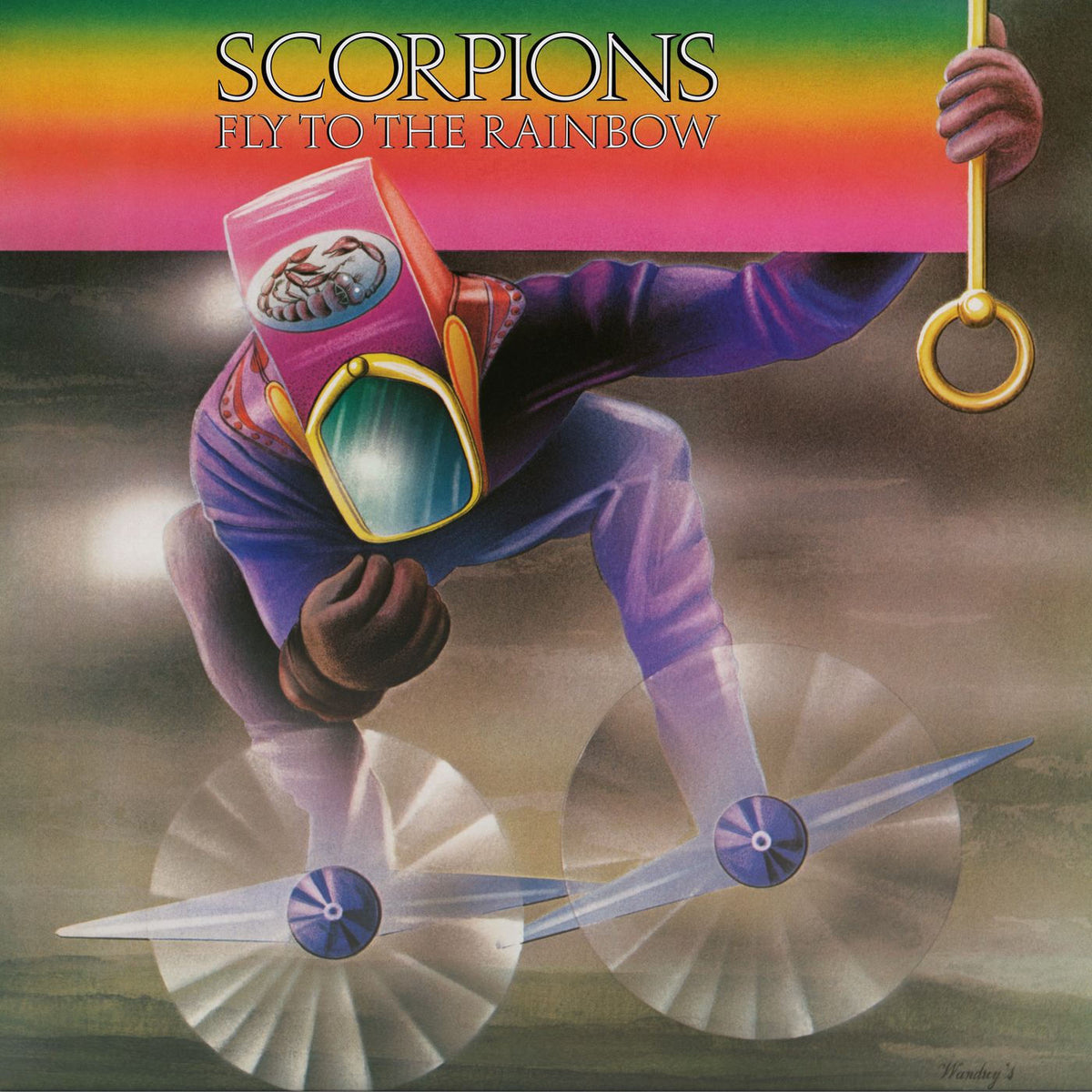 Scorpions – Fly to the Rainbow vinyl record cover