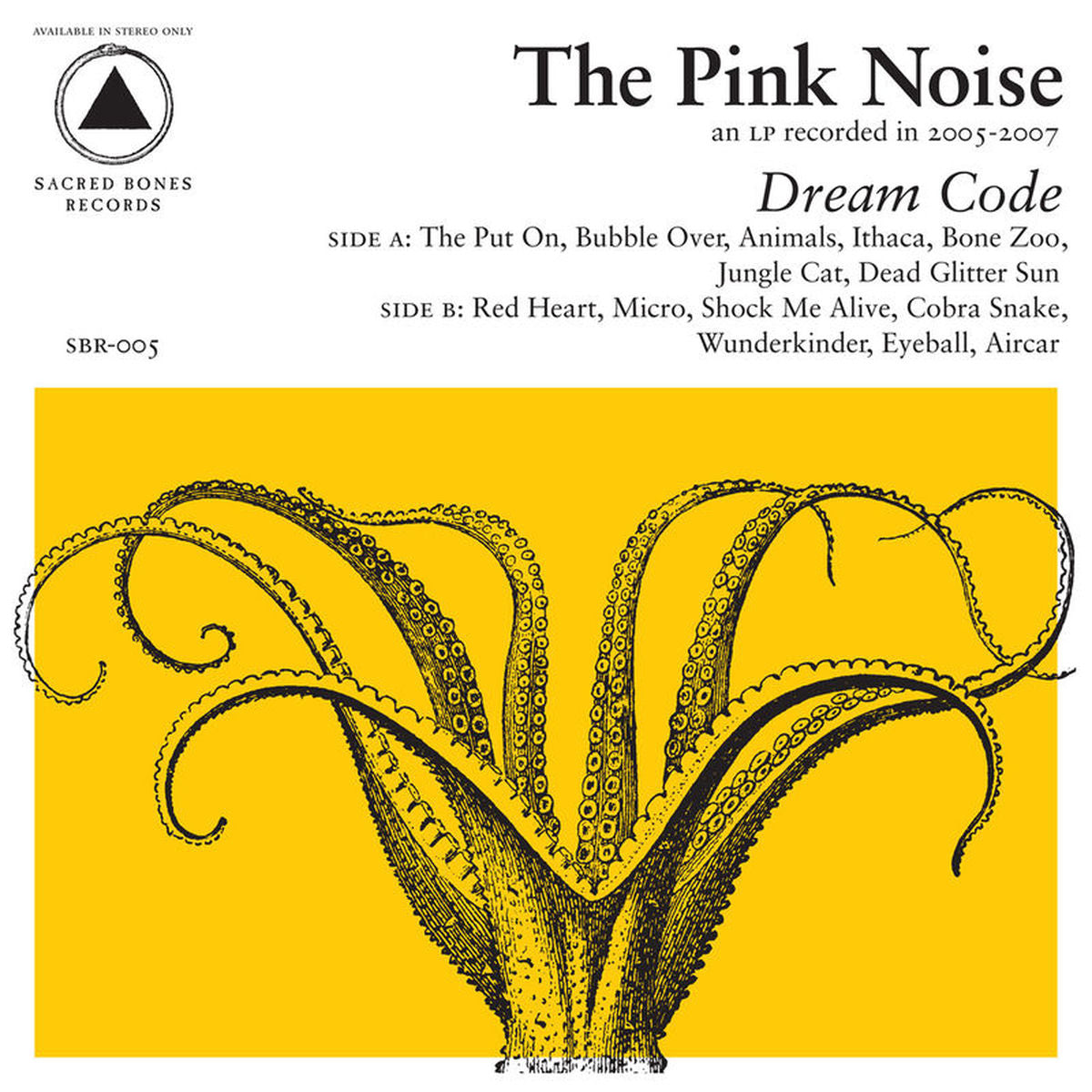 The Pink Noise – Dream Code vinyl cover