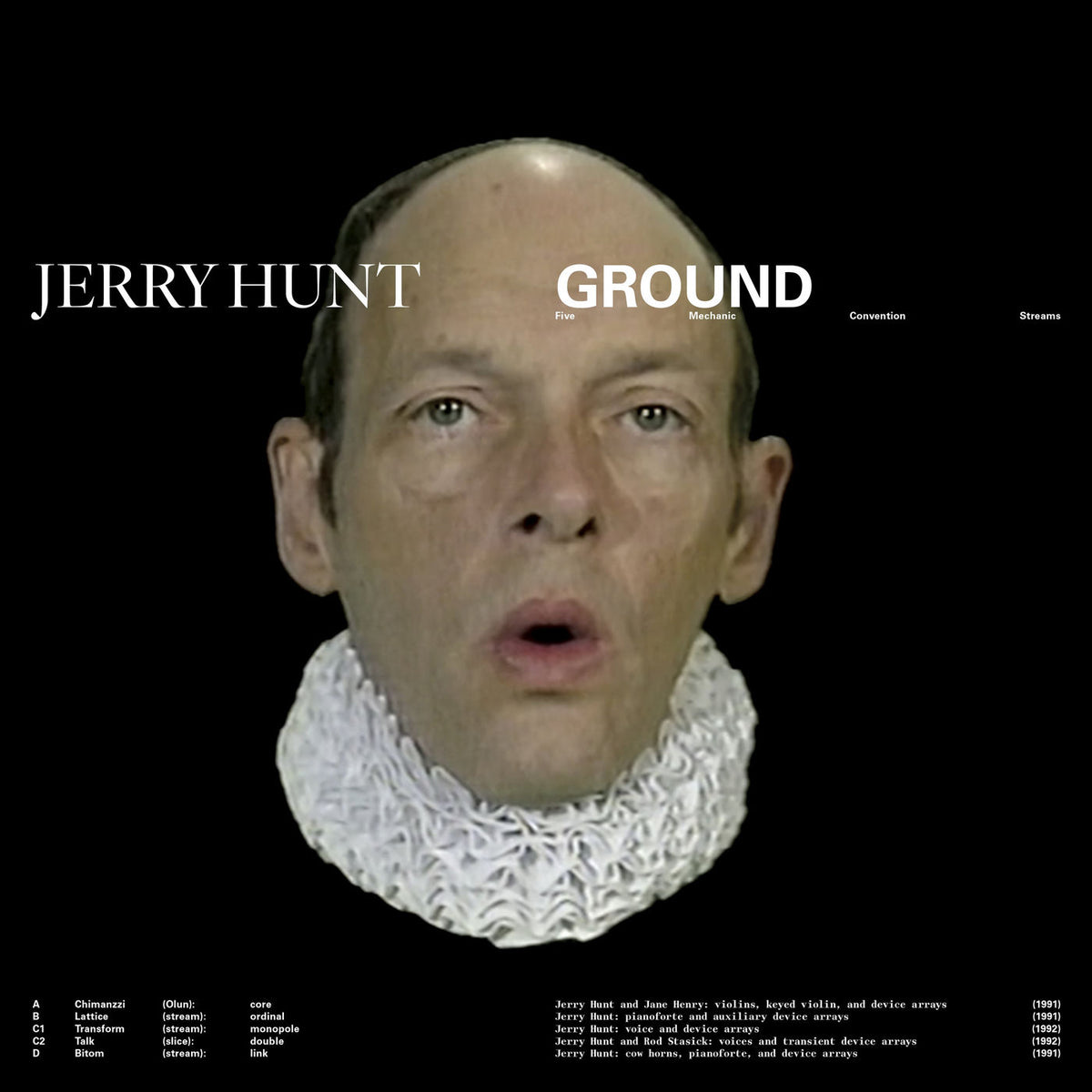 Jerry Hunt – Ground: Five Mechanic Convention Streams vinyl record cover