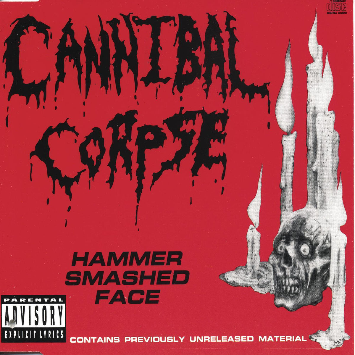 Cannibal Corpse – Hammer Smashed Face (Coloured Vinyl) vinyl record cover