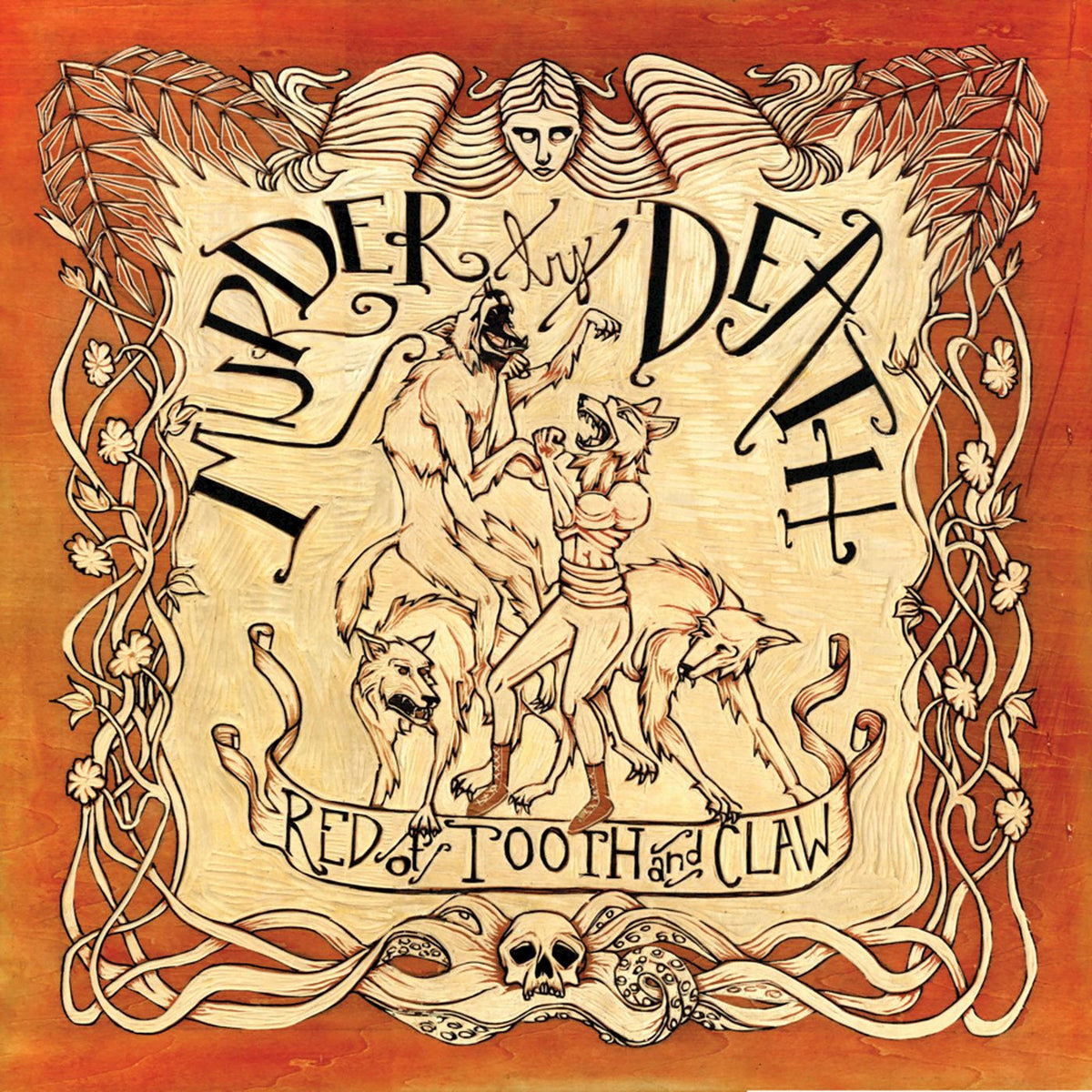 Murder By Death – Red of Tooth and Claw vinyl cover